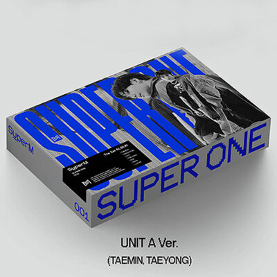 SUPERM [SUPER ONE] 1st Album UNIT A CD+Foto Buch+2 Buch+3 Karte+2F.Poster SEALED