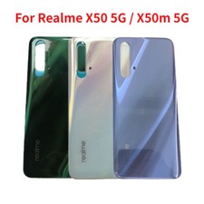 New Rear Housing Glass Battery Back Door Cover W/Adhesive For OPPO Realme X50 5G
