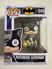 DC Comics Patchwork Catwoman Funko Pop! Vinyl Figure #509 Batman + Protector!