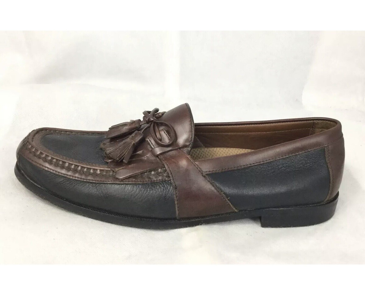 Johnston & Murphy Loafer Mens 9.5 M Black Leather Tassel Kiltie Dress Shoe Johnston Murphy Men main image 4