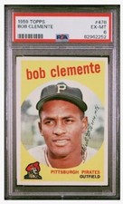 VINTAGE 1959 Topps BOB CLEMENTE # 478 -▶HOF !!!◀- PSA 6