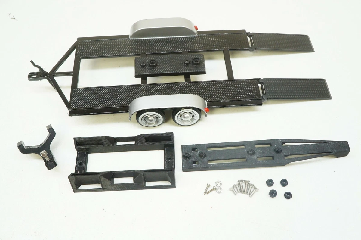 RC Boat Truck Trailer for Associated Enduro 24 1 24 scale Car Hauler scale