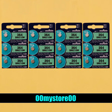 12 Murata / Sony 364 SR621SW Watch Battery Exp 2026 Ships from CA