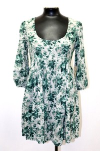Denim Supply Ralph Lauren Dress Floral Babydoll 3 4 Sleeve Green Size S Myafc Ebay