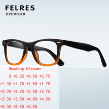 TR90 Square Blue Light Blocking Reading Glasses For Men Women Clear Lens Glasses