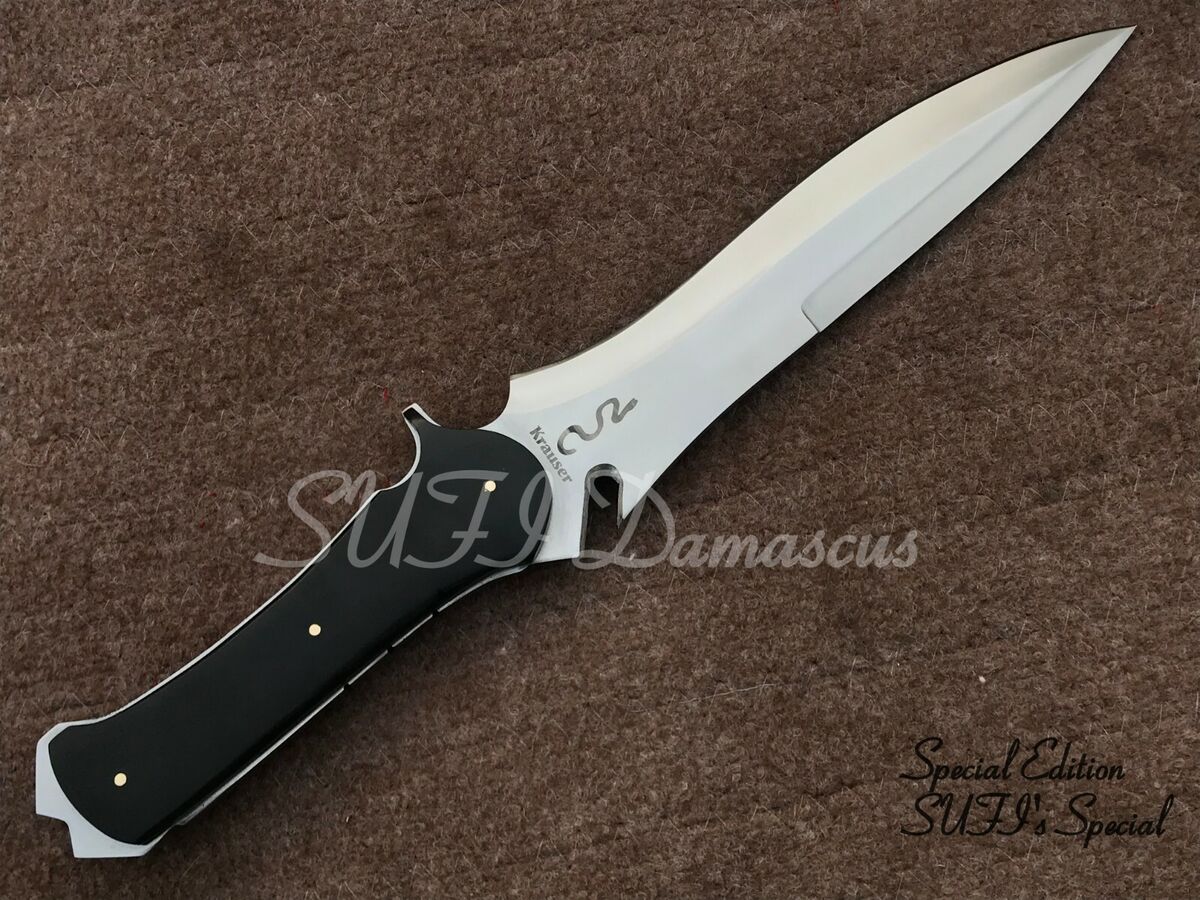 Handmade Carbon Steel 1095 RE4 Krauser's Knife,Bowie knife,Tactical Knife