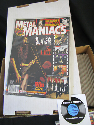 Metal Maniacs Magazine  1998   Slayer   King Diamond    Bagged, and Boarded