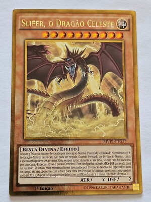 Slifer the Sky Dragon (V.2 - Gold Rare)○YUGIOH○MVP1○PORTUGUESE