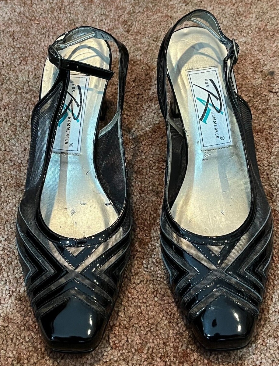 Ros Hommerson Women's Black Dress Shoes Slip On Size 8.5 | eBay