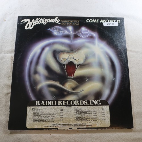 Whitesnake Come An Get It Record Album Vinyl LP