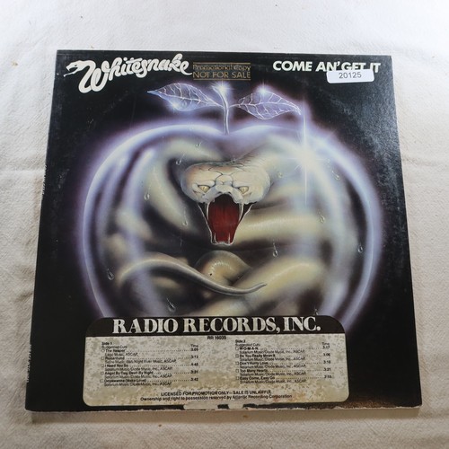 Whitesnake Come An Get It   Record Album Vinyl LP - Afbeelding 1 van 4