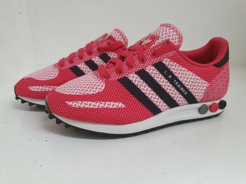 JUNIORS ADIDAS LA TRAINER WEAVE PINK 