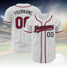 Custom Stripe Line Color Baseball Jersey For Baseball Fans,Custom Number Basebal