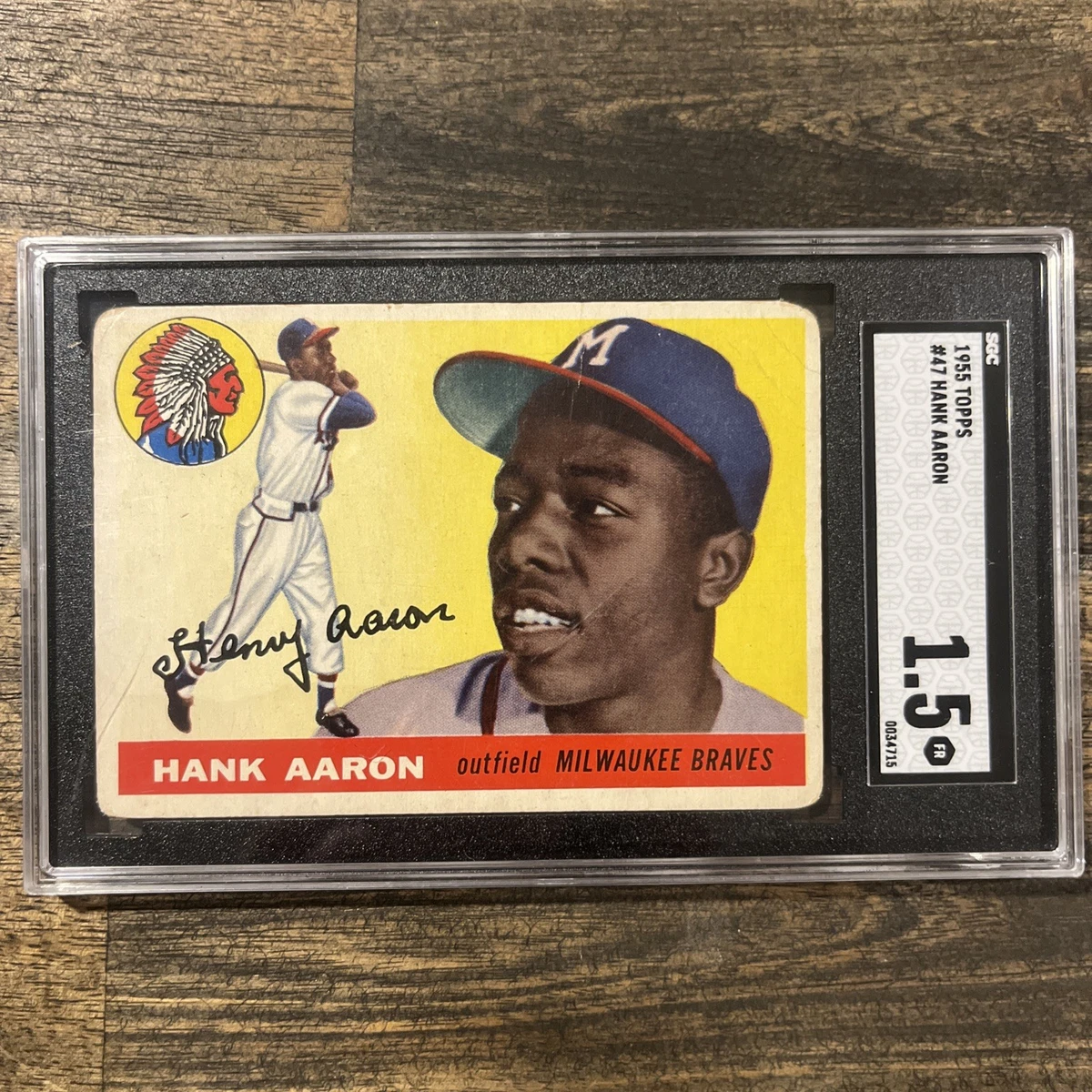 topps 47 HANK AARON 野球カード Hank Aaron #47 Prices | 1955 Topps | Baseball Cards
