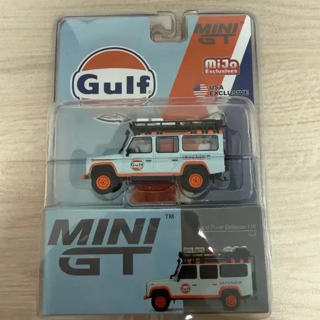 Mini GT Land Rover Defender Gulf Diecast Car Toy New