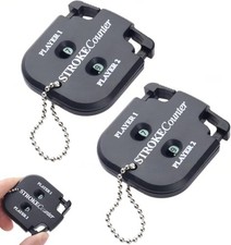 Compact Golf Clicker Counters - 2 Pack, Battery-Free Portable Score Trackers