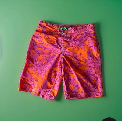 ETRO MILANO Floral Swim Trunks Lined Board Shorts Men s XL - 34  Waist