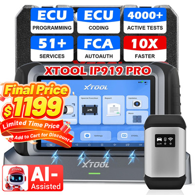 2026 XTOOL IP919 PRO Auto Diagnostic Bidirectional Tool Scanner Key Programmer