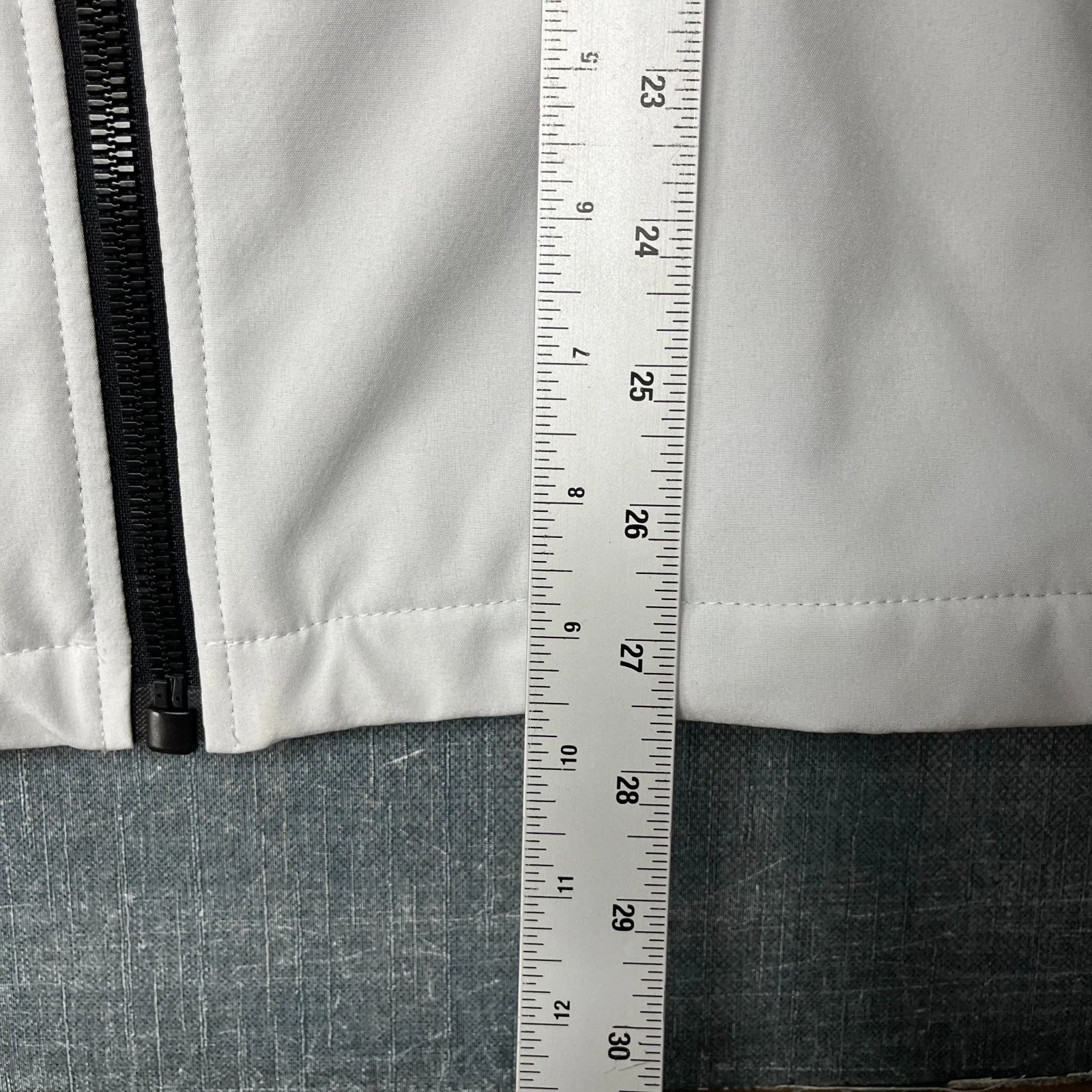 Calvin Klein Men's Jacket Size L White Full Zip Softshell Stretch Coat NWT image 4