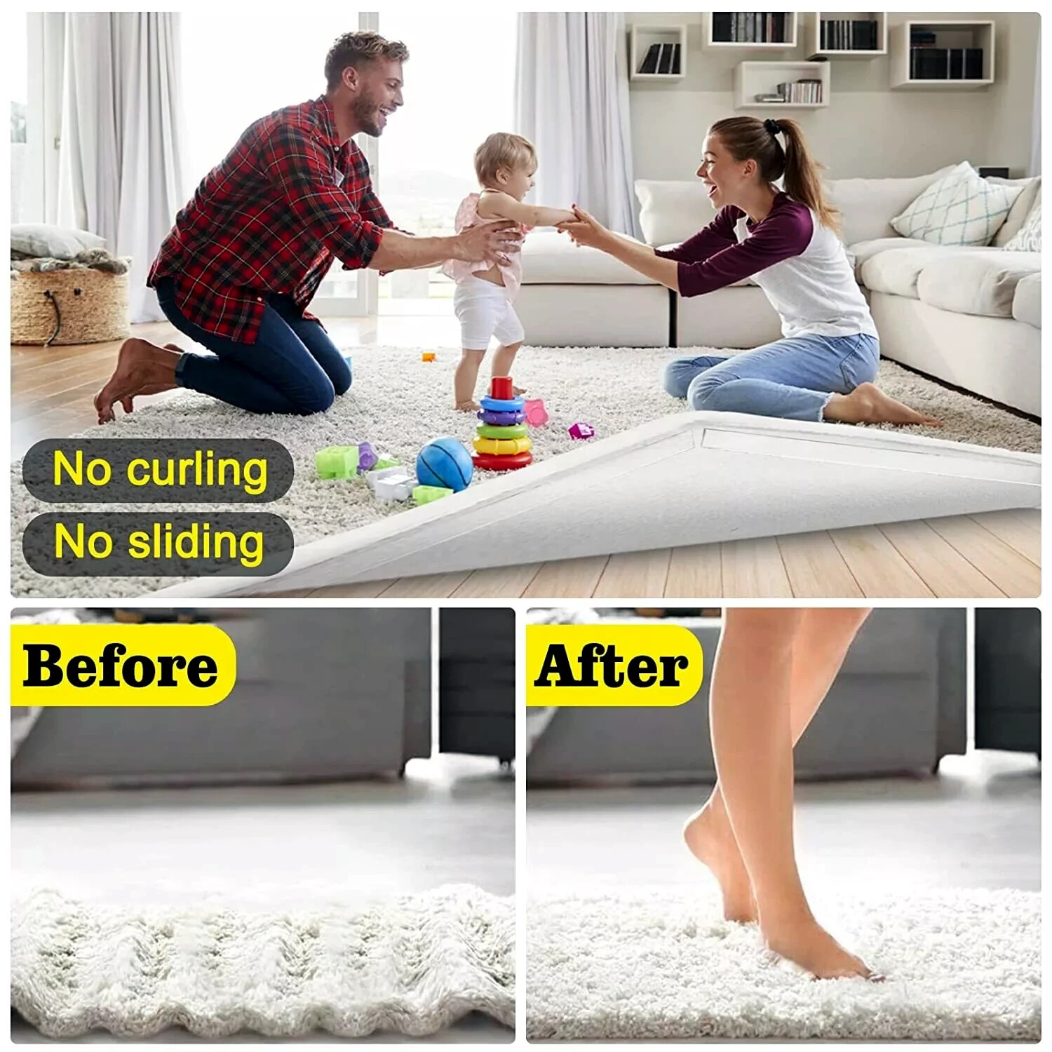 Nano Double Sided Tape Heavy Duty, Multipurpose Removable Mounting Adhesive Grip