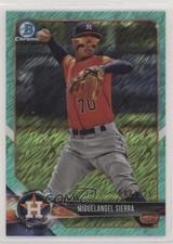 2018 Bowman Chrome Prospects Aqua Shimmer Refractor /125 Miguelangel Sierra 0c6