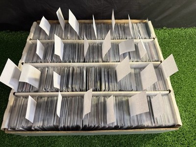 FLAT RATE BOX COLLECTION 1755 CARDS ALL FOOTBALL ROOKIES, INSERTS, PARALLELS LOT