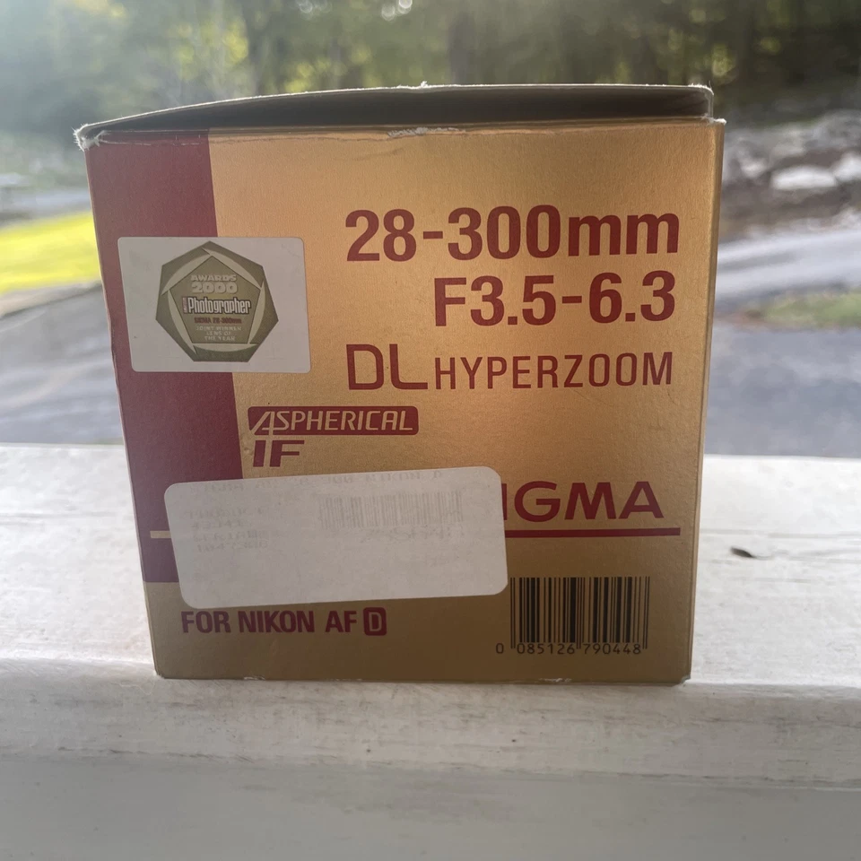 Sigma AF 28-300mm F3.5-6.3 ASPH IF DL Hyperzoom Nikon EF [Piezas/Reparación] Foto 2 de 4