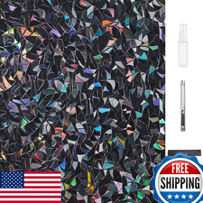 LEMON CLOUD Blackout Privacy Window Film Static Cling Frosted 35.4"x78.7"