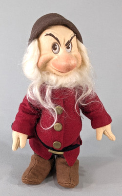 Vintage R. John Wright Grumpy Doll - Snow White Seven Dwarfs - FREE SHIPPING