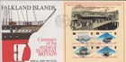 GB - Falkland Is 1986 SS Great Britain/AMERIPEX '86/Ships MiniSheet SG MS531 FDC