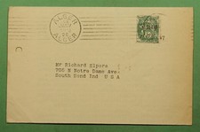 DR WHO 1926 FRENCH ALGERIA OVPT F/L ELMER D RAYMOND TRAVEL CIRCULAR TO U w23641