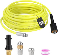 Sonda Sturatubi per Idropulitrice 15M 180Bar Sonda Sturatubi Tubo Idropulitrice 