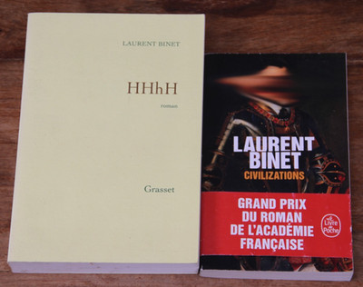 LAURENT BINET - SET MIT 2 BÜCHERN - HHhH / CIVILIZATIONS - GRASSET/TASCHE - 2010/20