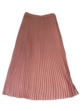 aritzia Babaton women Elastic Waist A line Pleated midi skirt Pink Size XS