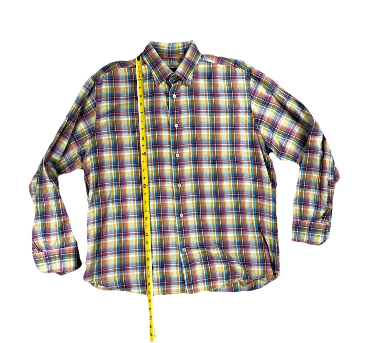 Robert Talbott Classic Button 100% Cotton Size La… - image 22