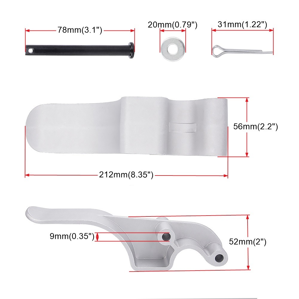 6pcs Easy-Off Cast Upright Tarp Stop Replace 1705775-1 1703604-1 Shurco 1705775