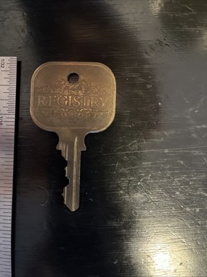 Vintage Hotel Motel Room Key 70S And 80S The Registry Hotel