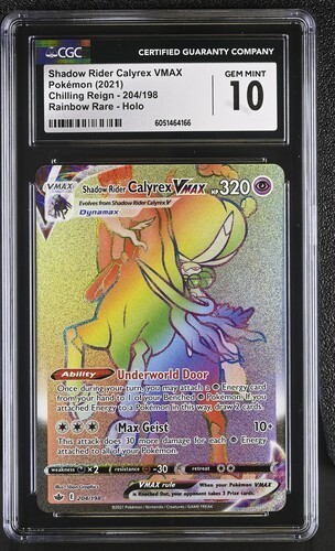 Shadow Rider Calyrex VMAX graded CGC 10 for sale on eBay