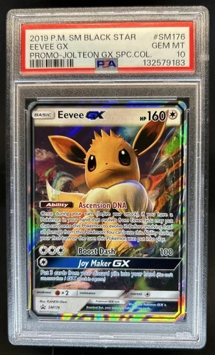 2019 Pokemon SM Black Star Promos Eevee #SM176 PSA 10