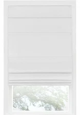 34"x64" Sun Zero 100% Blackout Somerton Textured Cordless Roman Window Shade