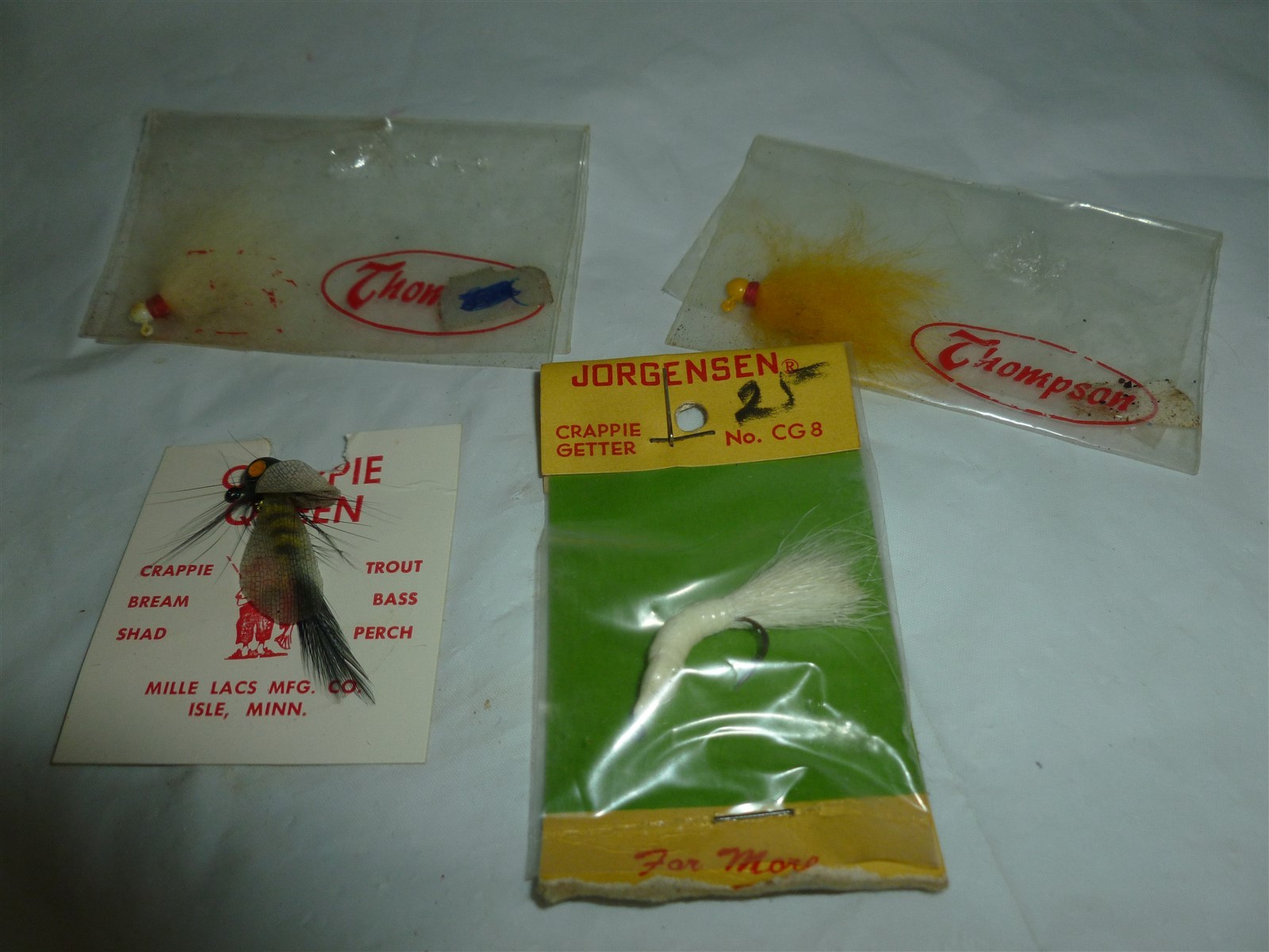  4 Vintage Packaged Unused Fishing Jigs  Lot M-852