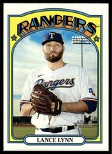 2021 Topps Heritage Lance Lynn Texas Rangers #387