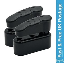 2x PLS Adjustable Plastic Turnbuckle Catch Black Motorhome Campervan Boat 86832B