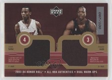 2003 Upper Deck Honor Roll Gold 87/100 Caron Butler Dwyane Wade #CB/DW HOF 9hx