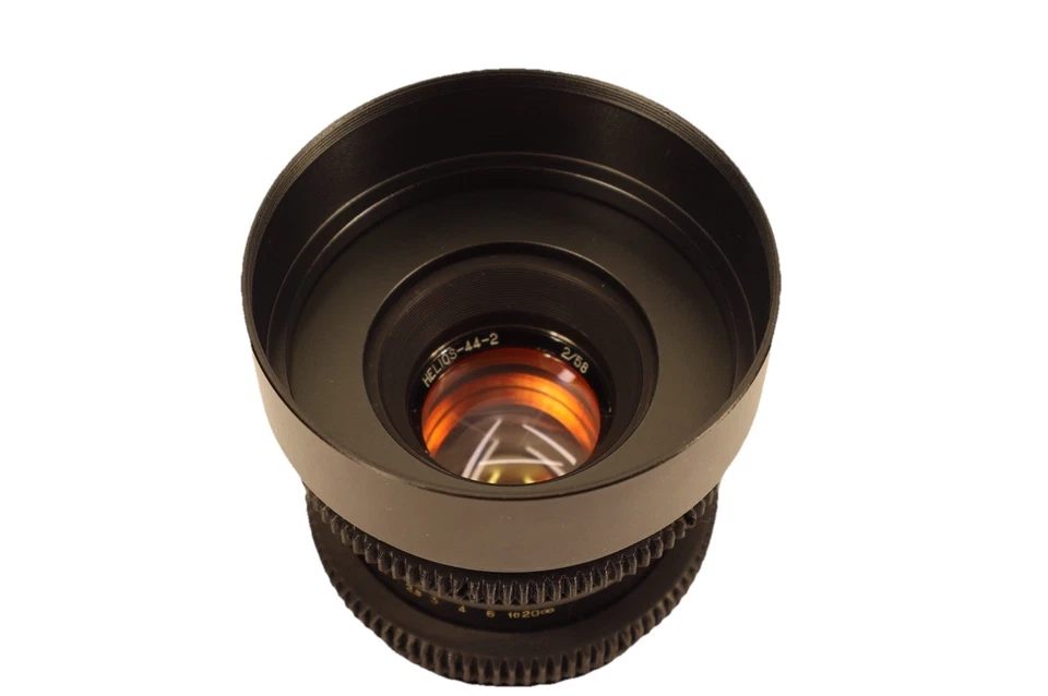 Helios 44-2 F2 CineMod Canon EF Anamorphic Amber flare For Camera Canon Ef Mount - Image 3 of 4