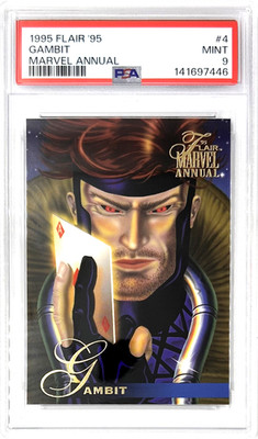 1995 Marvel Flair Marvel Annual #4 Gambit PSA 9 MINT