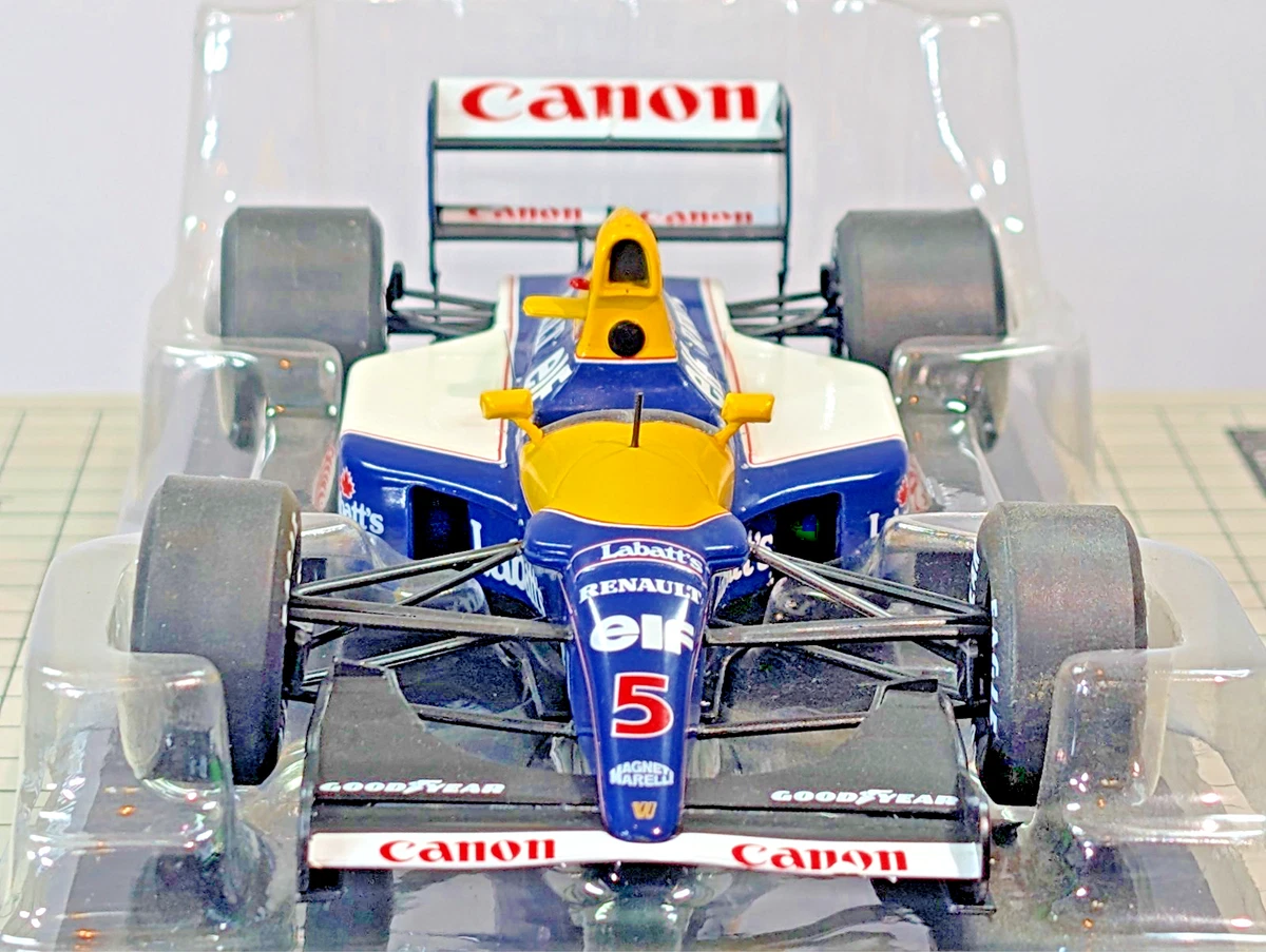 ミニチャンプス FW14B N.マンセル 1992ワールドチャンピオン Williams F1 FW14B #5 Nigel Mansell 1992 World Champion 1:18