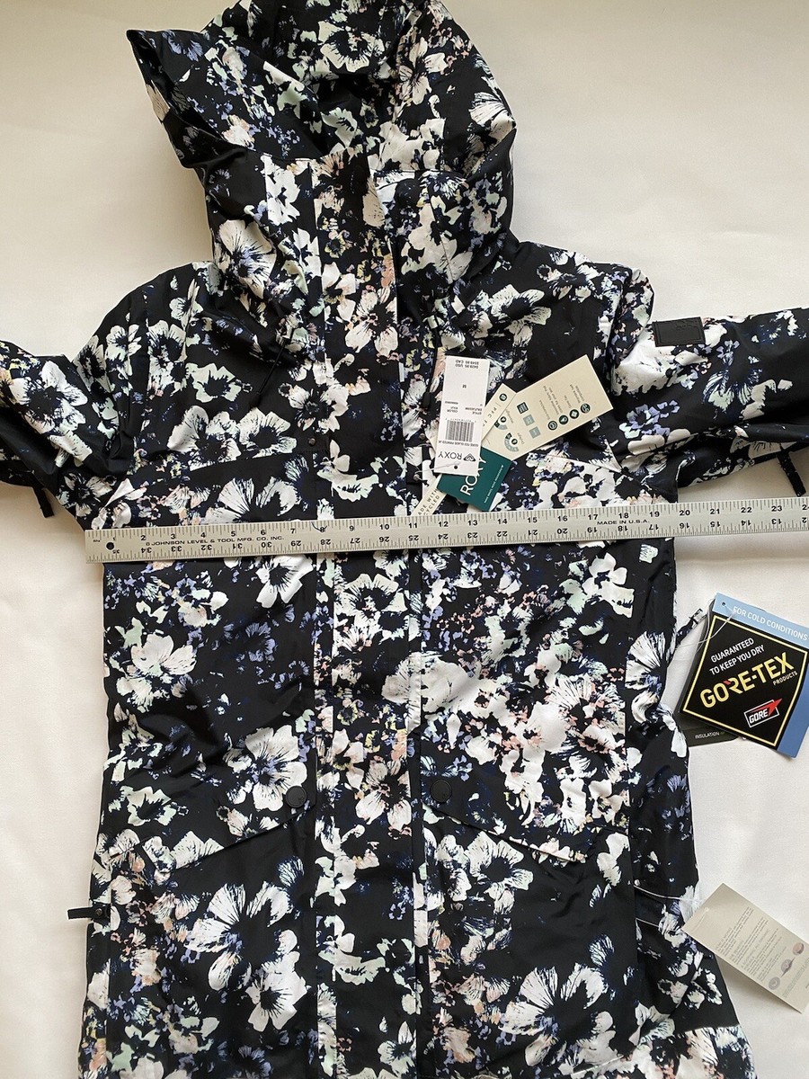 Roxy Gore-Tex Glade Printed Insulated Snow Jacket Medium Roxy Gore-Tex Glade Printed Insulated Snow Jacket Medium