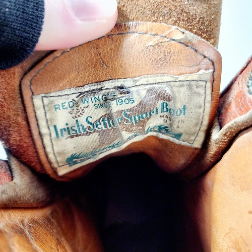 Vintage Redwing Irish Setter 855 Leder Stiefel Größe Herren 10 D - Bild 10 von 10