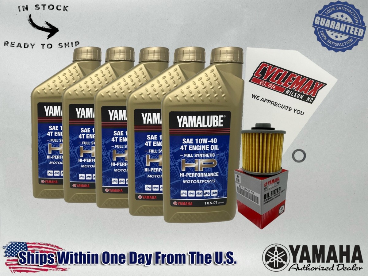 d Cyclemax FS Yamalube Oil Change Kit fits 1999-2009 Yamaha V-STAR